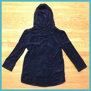 New Skaist Taylor Navy Terry Hoodie Womens Small